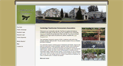 Desktop Screenshot of cambridgetownhomes.org